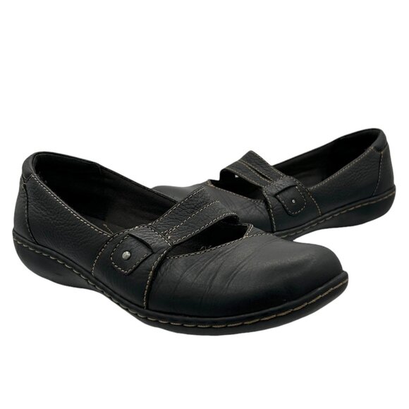 Clarks Ashland Twist Mary Jane Flat Loafer - Size 6.5M - Picture 1 of 15
